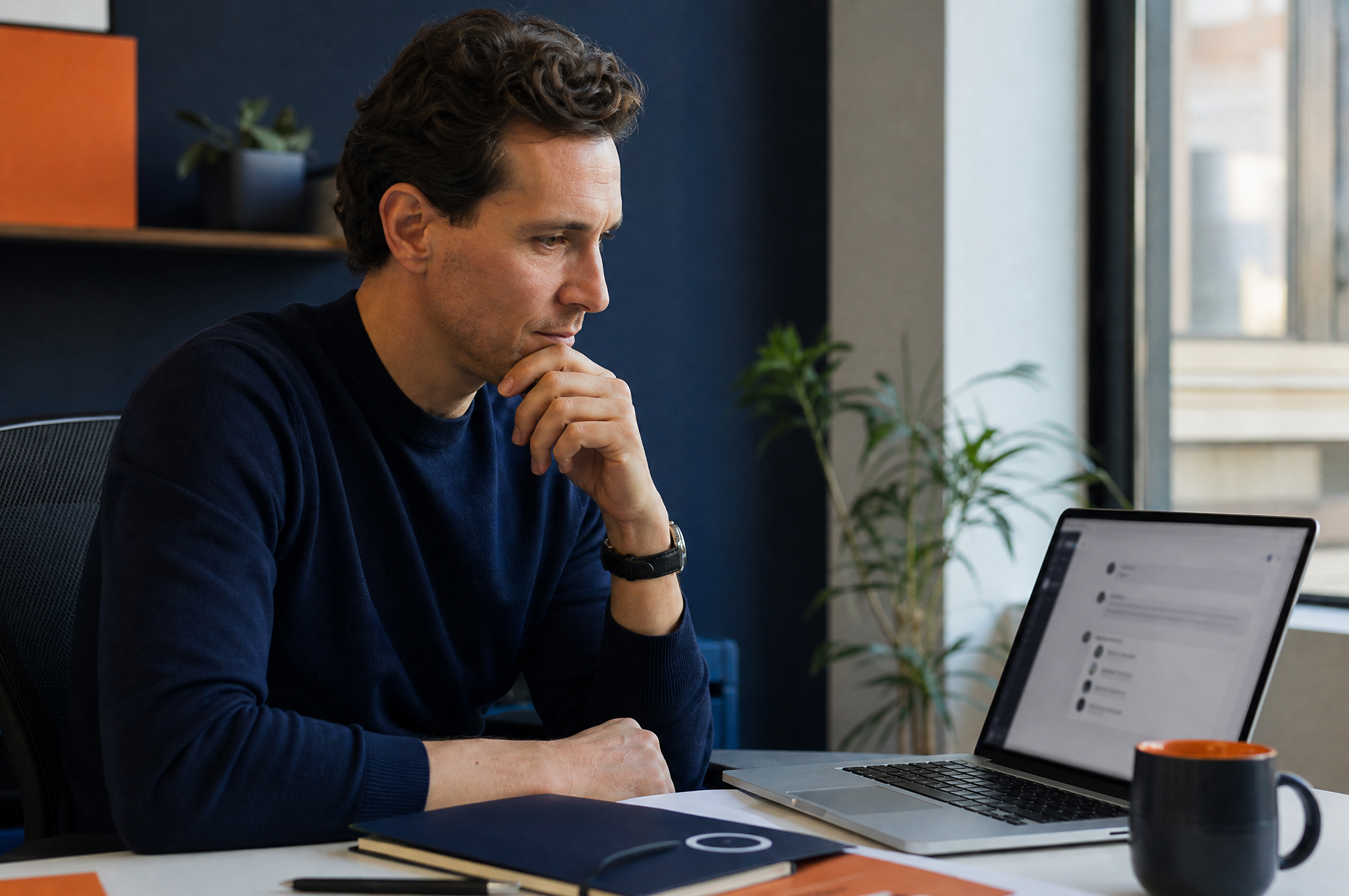 A B2B software buyer asking ChatGPT for a vendor shortlist, with the assistant returning a list of recommended tools and cited sources.